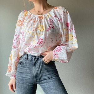 Anthropology Maeve Puff Sleeve Blouse NWT